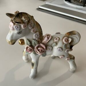 Vintage Bone china small Horse figurine